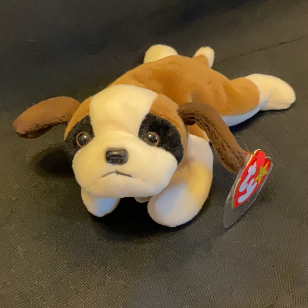 Ty Bernie dog beanie babi